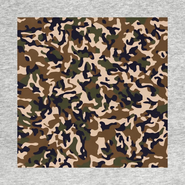 Camouflage Canvas by The Brushstrokes Boutique